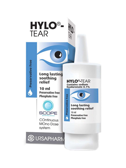 Hylo Tear Preservative Free Eye Drops for Dry Eyes 10ml
