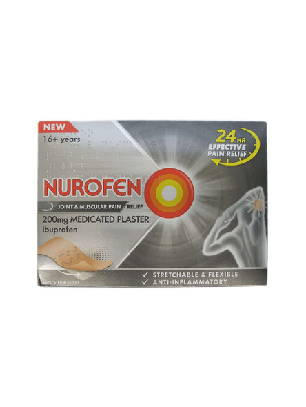 Nurofen Joint and Muscular Pain Relief 200mg 4 Plasters