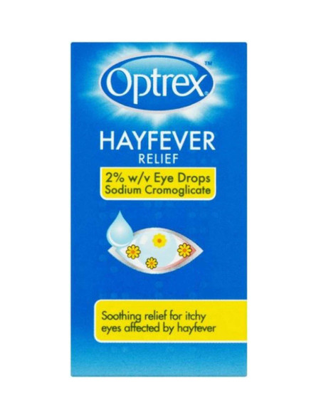 Optrex Hayfever Relief Sodium Cromoglicate Eye Drops 10ml