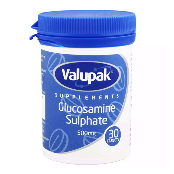 Valupak Glucosamine Sulphate 500mg Tablets 30