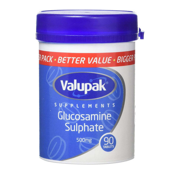 Valupak Glucosamine Sulphate 500mg Tablets 90