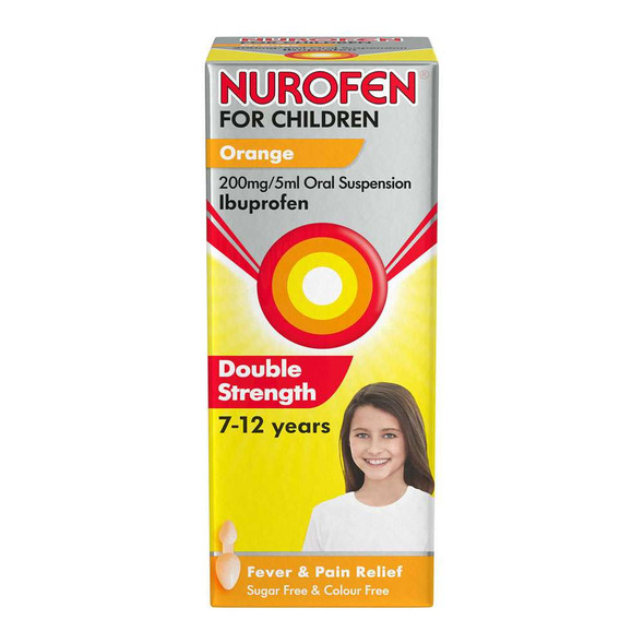 Nurofen Double Strength Children Orange 100ml bottle