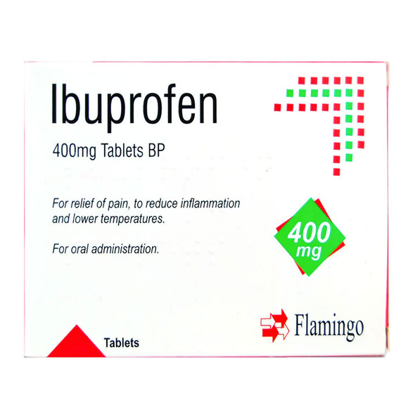 Flamingo Ibuprofen 400mg 48 Tablets