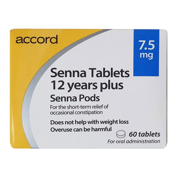 Accord 12 Years Plus 7.5mg Senna 60 Tablets