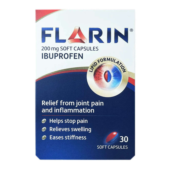 Flarin 200mg Soft Capsules 30