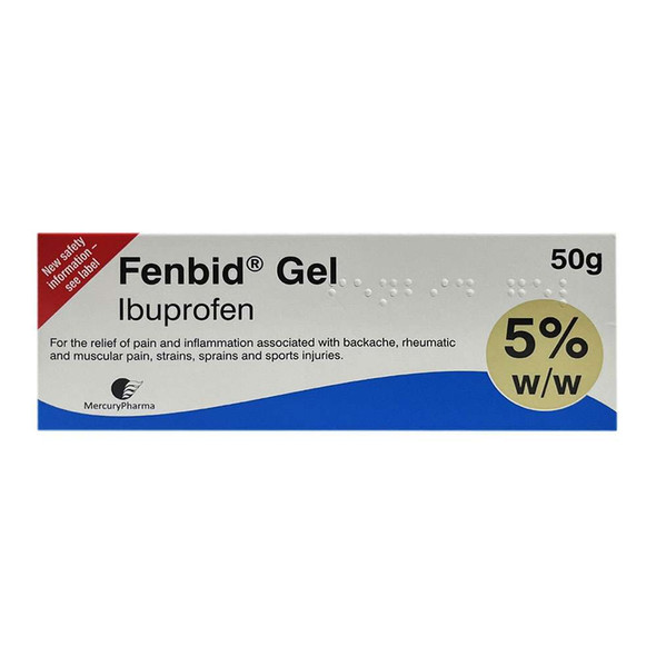 Fenbid 5% Ibuprofen Gel 50g