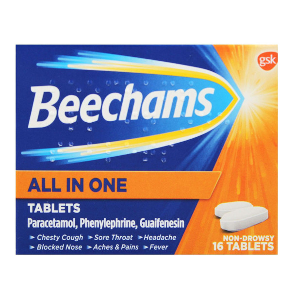 Beechams All In One 16 Tablets