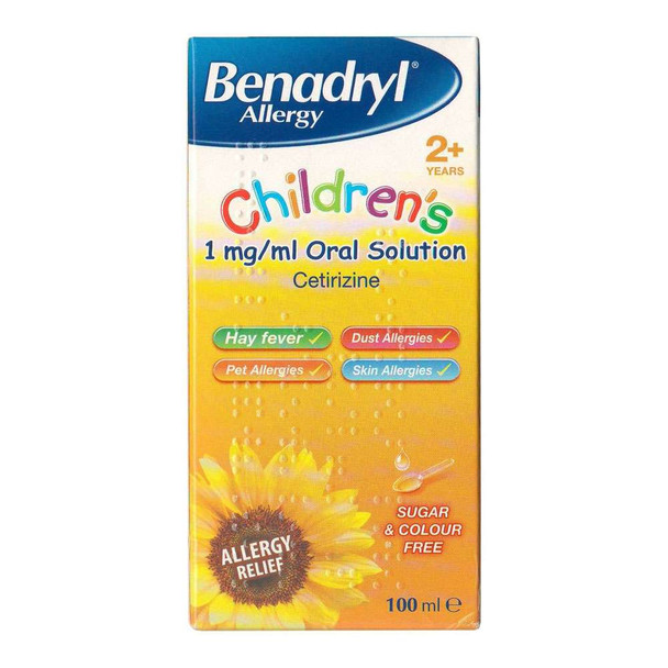 Benadryl Children's Allergy Oral Solution 100ml