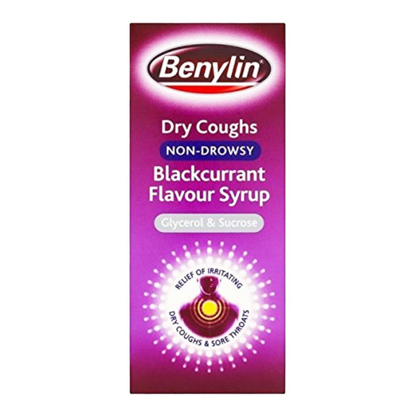 Benylin Dry Cough Blackcurrant Liquid 150ml