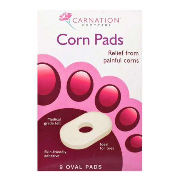 Carnation Corn Pads Oval 9 Pack