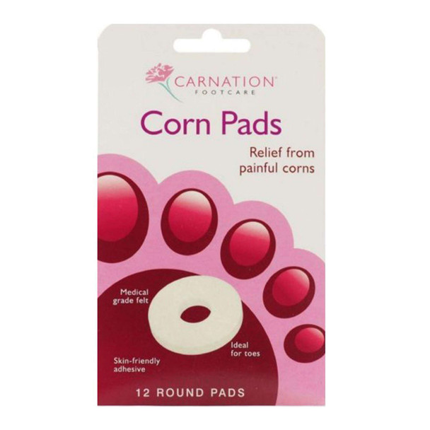 Carnation Corn Pads Round 12 Pack