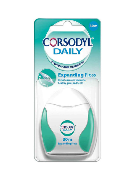 Corsodyl Daily Expanding Floss 30m