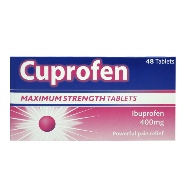 Cuprofen Maximum Strength 400mg Tablets 48