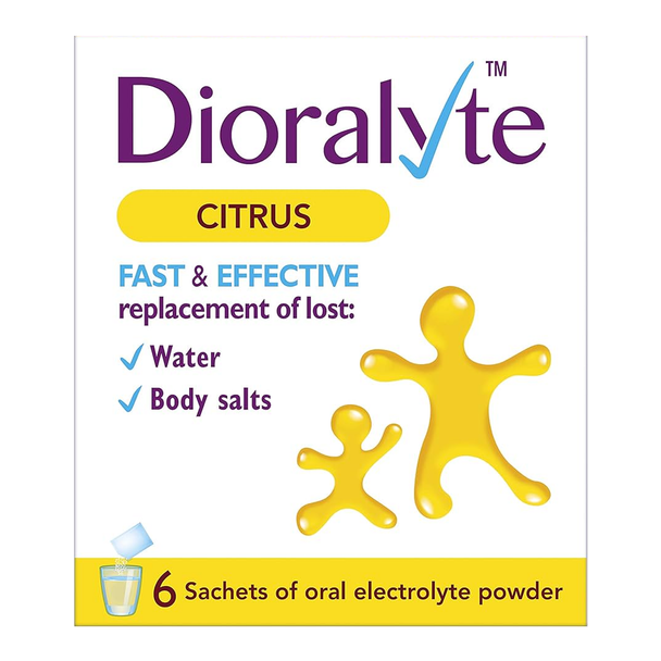 Dioralyte Citrus Sachets 6