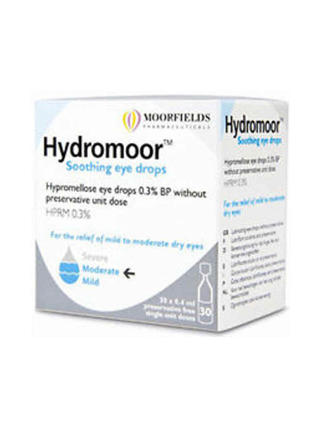 Rayner Hydromoor Soothing Eye Drops 30 x 0.4ml