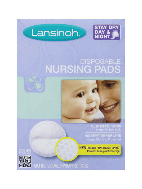Lansinoh 60 Disposable Nursing Pads