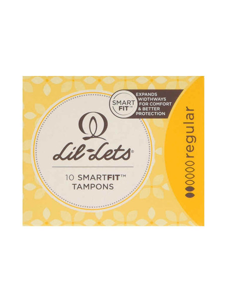 Lil-Lets SmartFit Regular Tampons without Applicator 10 Pack