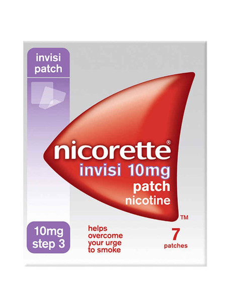 Nicorette Invisi 10mg Patch 7 Pack