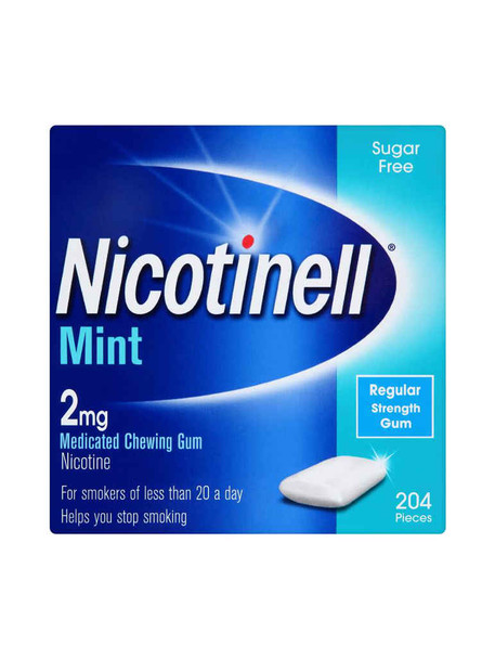 Nicotinell Mint 2mg Gum 204 Pack