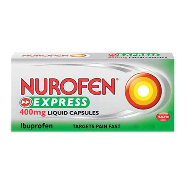 Nurofen Express 400mg 20 Liquid Capsules