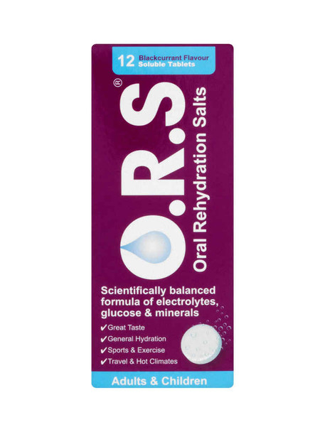 O.R.S Blackcurrant Hydration 12 Tablets