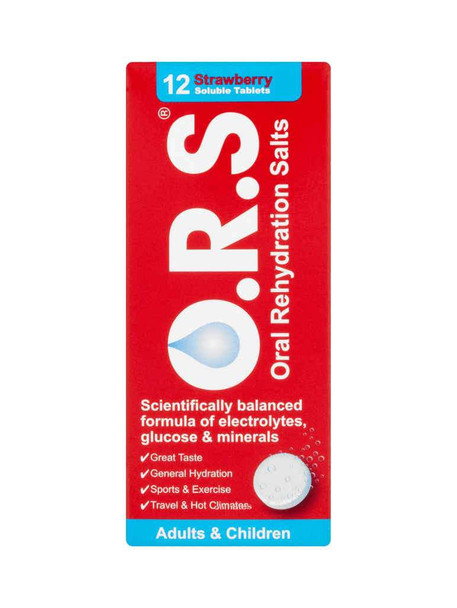 O.R.S Strawberry Hydration 12 Tablets