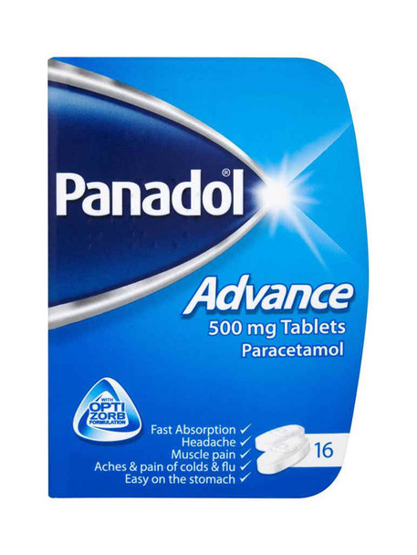 Panadol Advance 500mg 16 Tablets