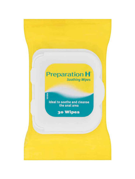 Preparation 'H' Soothing Wipes 30 Pack