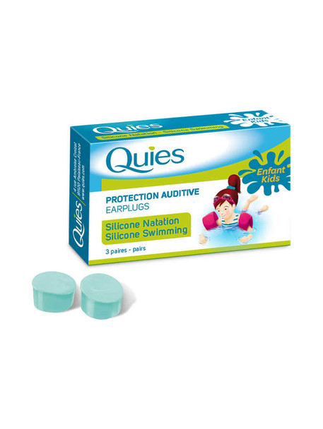 Quies Silicone Earplugs for Infant Swimmers 3 Pairs