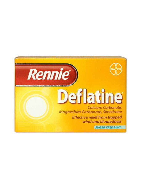 Rennie Deflatine 18 Tablets