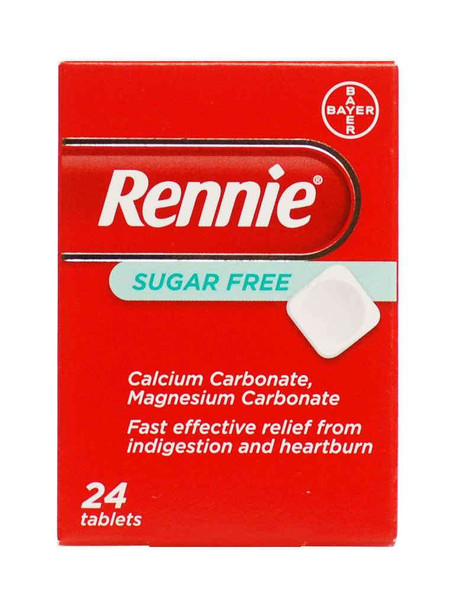 Rennie Sugar Free 24 Tablets