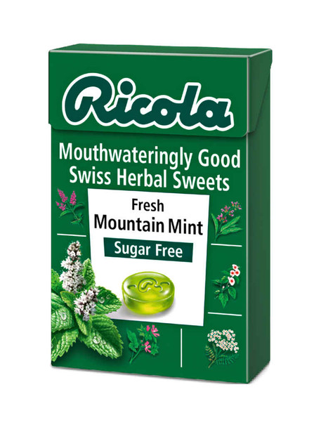 Ricola Mountain Mint Sugar-Free Swiss Herb Drops 45g