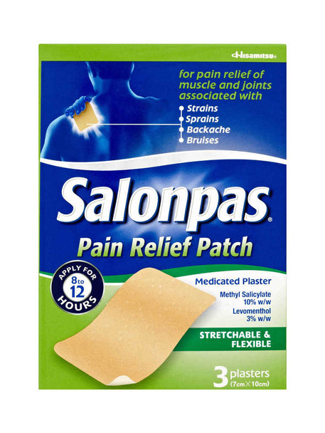 Salonpas Pain Relief Patches 3 Pack