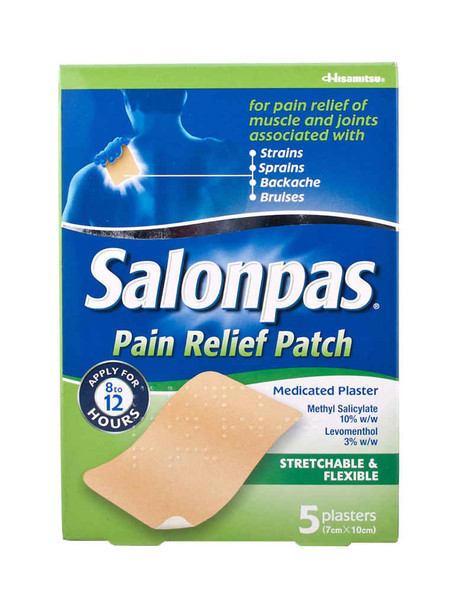 Salonpas Pain Relief Patches 5 Pack