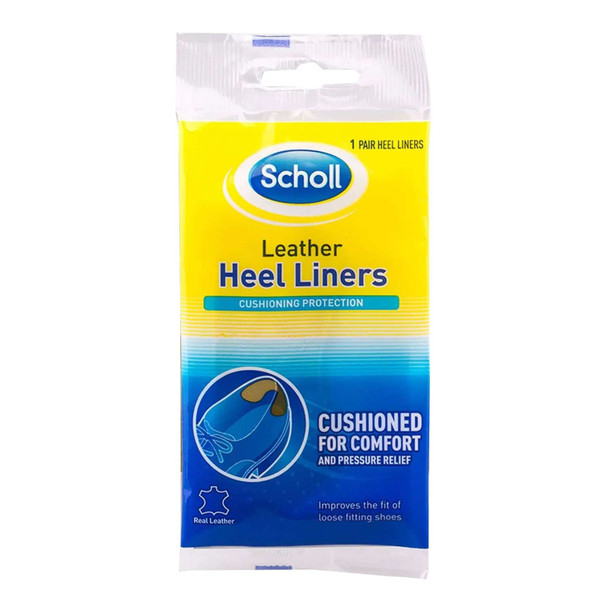 Scholl Leather Heel Liners 1 Pair