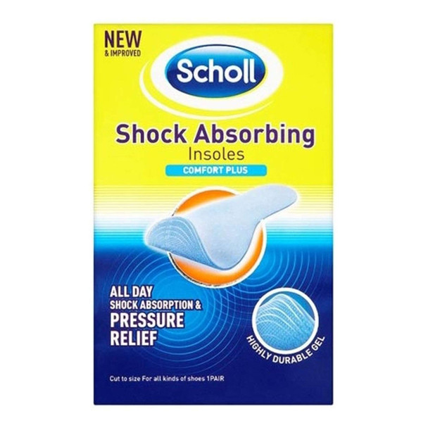 Scholl Shock Absorbing Cut to Size Insoles 1 Pair