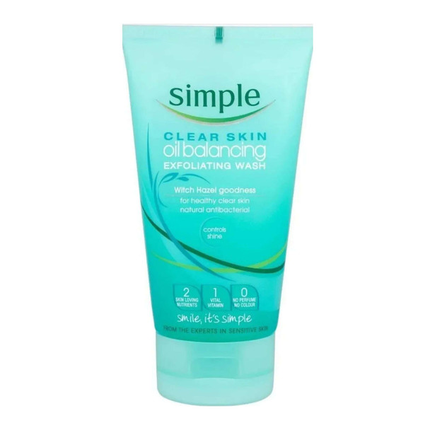 Simple Clear Skin Oil Balancing Wash 150ml