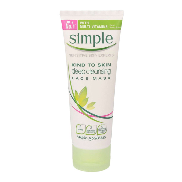 Simple Kind To Skin Deep Cleansing Face Mask 75ml