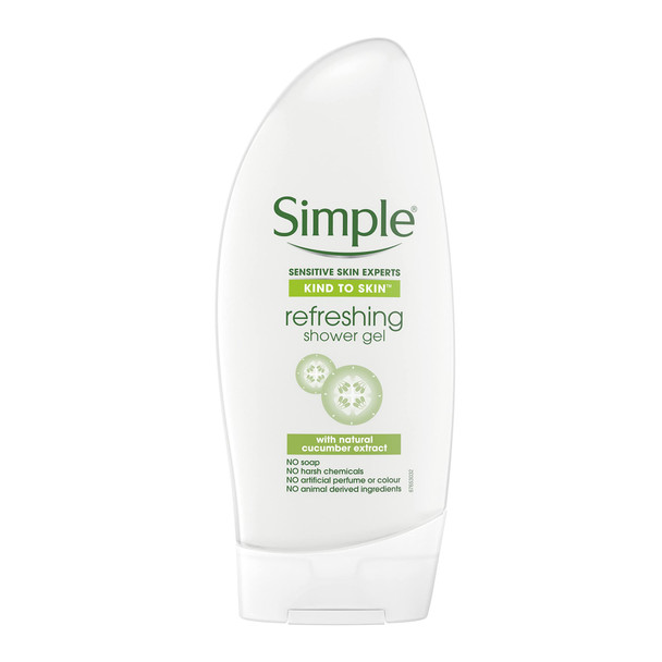 Simple Kind To Skin Refreshing Shower Gel 250ml