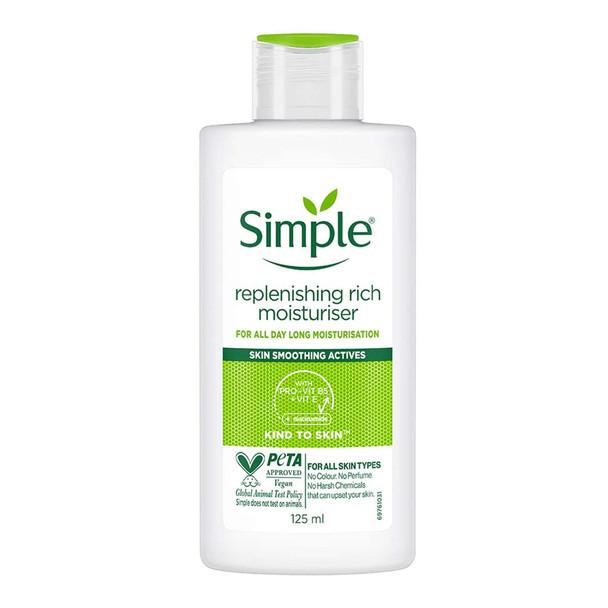 Simple Kind To Skin Replenishing Rich Moisturiser 125ml
