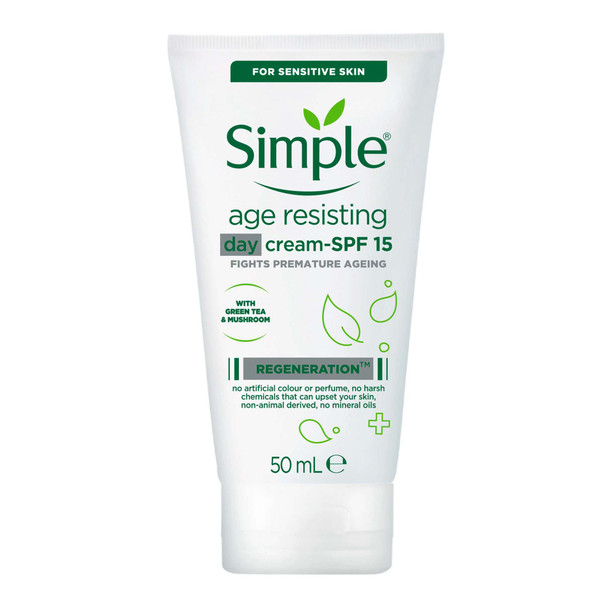 Simple Regeneration Age Resisting SPF15 Day Cream 50ml