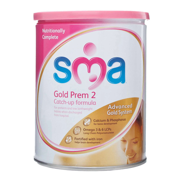 SMA Gold Prem 2 Catch-Up Preterm Baby Milk 400g Powder