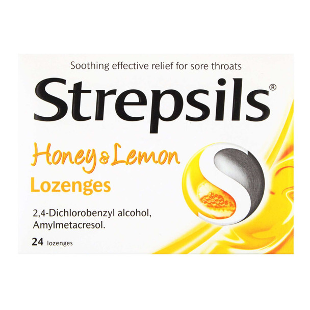 Strepsils Honey & Lemon 24 Pack