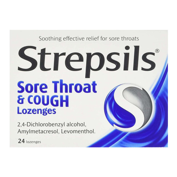 Strepsils Sore Throat & Cough 24 Lozenges