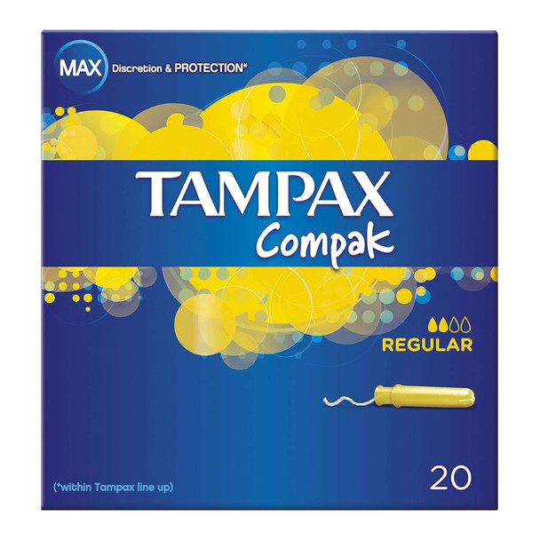 Tampax Compak Regular 20 Tampons