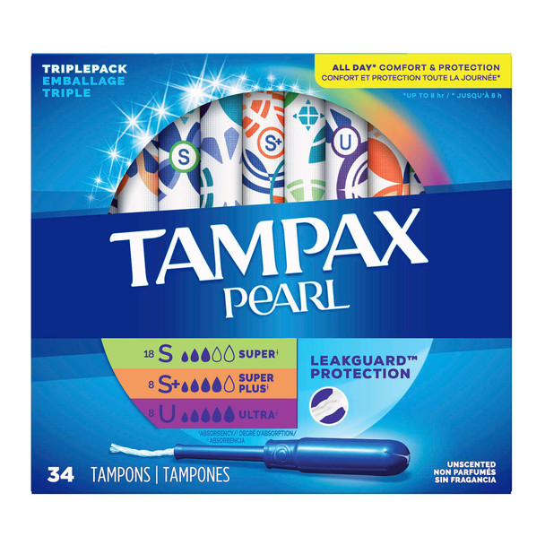 Tampax Pearl 34 Tampons