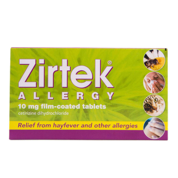 Zirtek Allergy Relief 7 Tablets