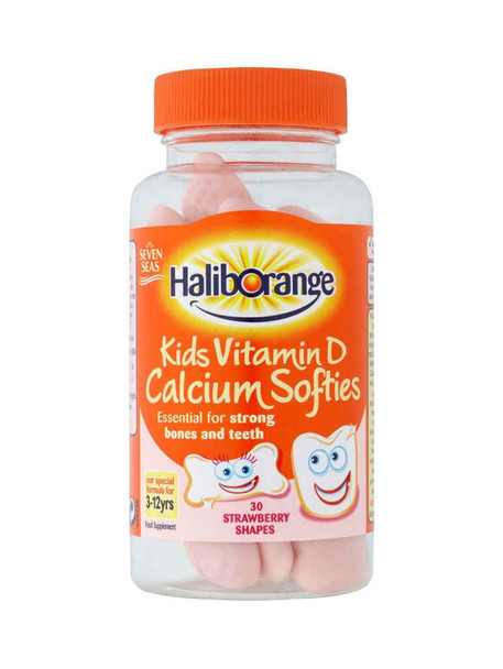 Haliborange Kids Vitamin D & Calcium 30 Strawberry Softies