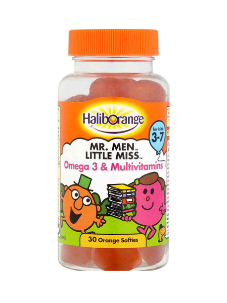 Haliborange Omega 3 Multivitamins 30 Orange Softies