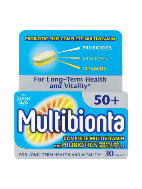 Multibionta 50+ 30 Tablets